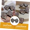 Healeved Shiny Spring Barrette Rhinestone Bow Clip Hair Accessory for