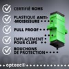 opteec® Coupler/Adapter - SC-APC/SC-APC - Female/Female - for Fiber Optic