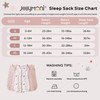 JELLYMONI Baby Sleep Sack 0-6 Months, 100% Cotton 3 Pack