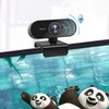 Webcam with Microphone and Tripod for PC, Desktop, Laptop, Plug
