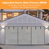 LIAMST Privacy Garage Door Screen Blackout for 2 Car Garage-16x8FT