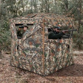 5-in-1 Detachable Hunting Blind for 2-3 People with Skylight Premium Hunting AccessoriesColor: Camouflage Color