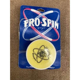 Duncan / pro spin NOS 80s Yo Yo Pro Spin Stinger White Yellow DF Duncan Sales NIP Vintage Toy Yoyo