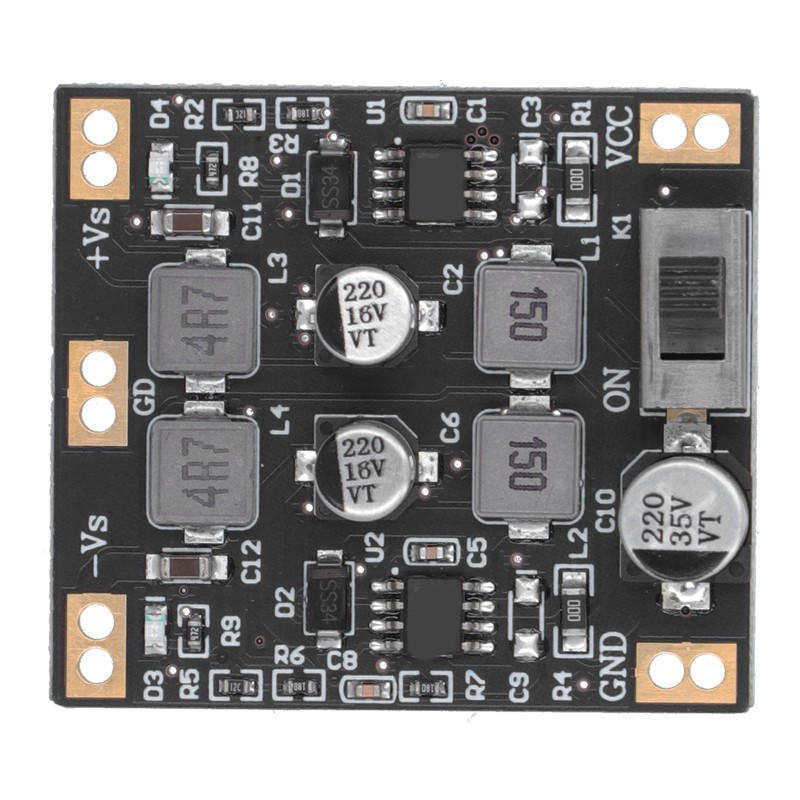 Regulated Power Module Adjustable Positive Negative Power Supply Converter Board
