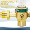JZWELD Argon CO2 Regulator Flowmeter Gas Gauge for Mig Tig