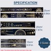 DAOKAI 3PCS PCB Ruler 3Sizes 15/20/25cm 5.9/7.8/9.8in Multifunctional Engineering Ruler