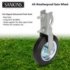 SANKINS Gate Helper Wheel for Supporting Metal Swing Gates with