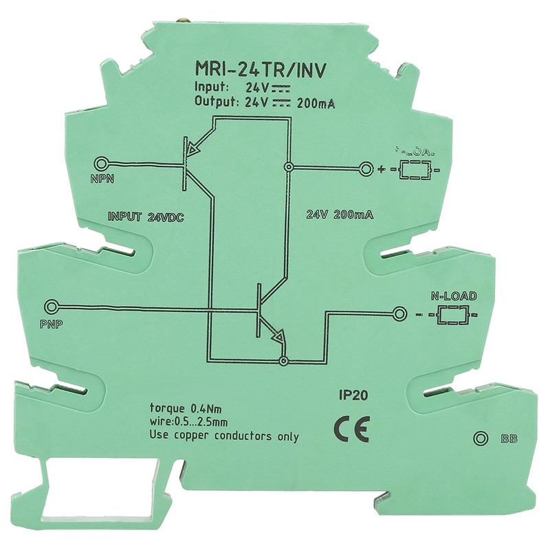 MRI‑24TR/INV NPN PNP Signal Converter PLC Sensor Polar IO Level