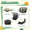 DIY Lash Extension Kit KEYYOU 144pcs Lash Clusters Eyelash Extension