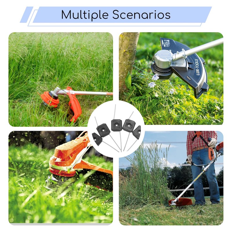 5 Pcs 150mm Trimmer Line Lightweight,String Trimmer Head Portable Trimmer