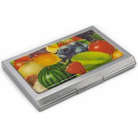 Stephanie Imports Slim Business Card Holder (Fruit Medley)