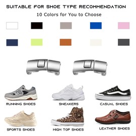 Ferris No Tie Shoelaces Elastic Shoe Laces Tieless Laces with Mechanical Lock for Adults Kids Seniors, Athletes, Triathletes (Pink)