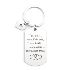 Gifts for couples, gift for partner, partner gifts, anniversary gift for him, wedding gift, partner, keyring, Christmas gifts for partner, husband, Valentine's Day gifts, keychain-husband, Unit size