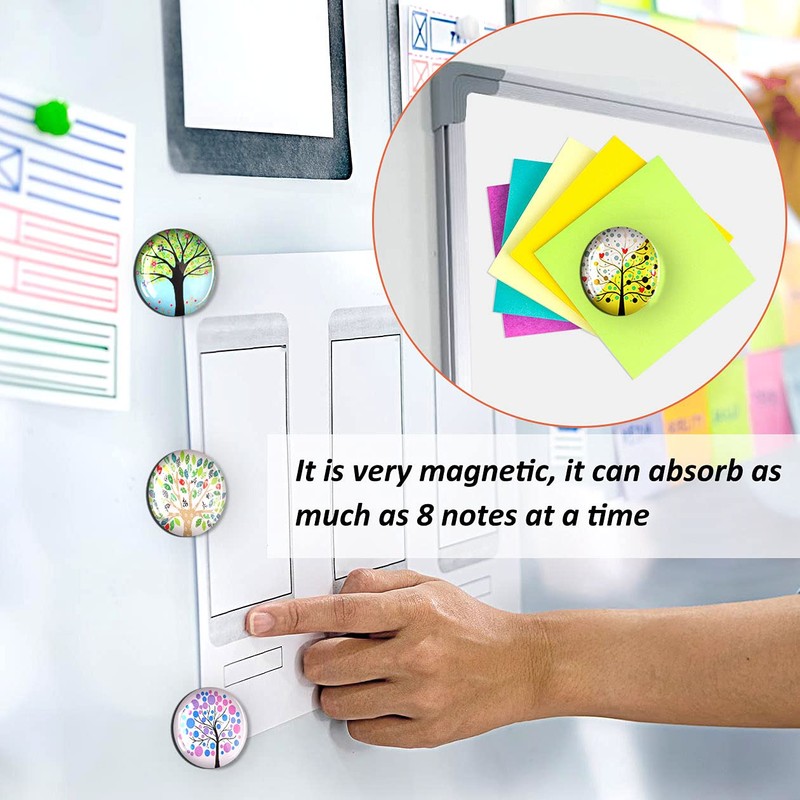 OOTSR Decorative Fridge Magnets Tree of Life Refrigerator Magnets Office
