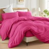 SSW HOMES Double Size Duvet Cover Sets (Pink) - 3