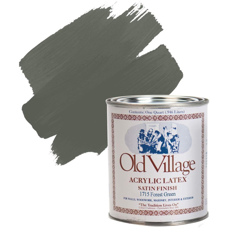 1715qt Forest Green Old Village Acrylic Latex Paint