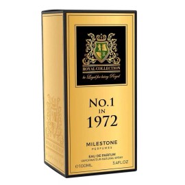 MILESTONE PERFUMES "ROYAL COLLECTION" "No.1 in 1972" 3.4 fl oz / 100ml EDP