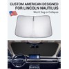 Proadsy 2026 Upgrade Front Windshield Sun Shade Foldable Sunshade Protector