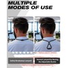 LIUGX 2 Pack Retractable Lanyards for ID Badges, Heavy DutyBreakaway