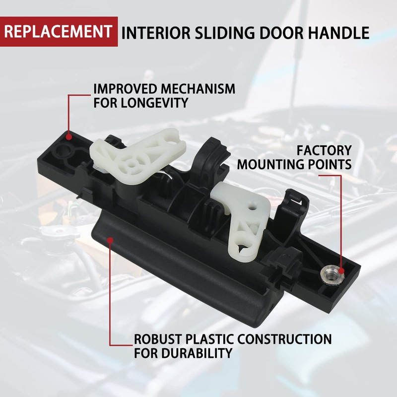 TQPONLY Interior Door Handle Compatible with 2015-2019 Ford Transit T-150