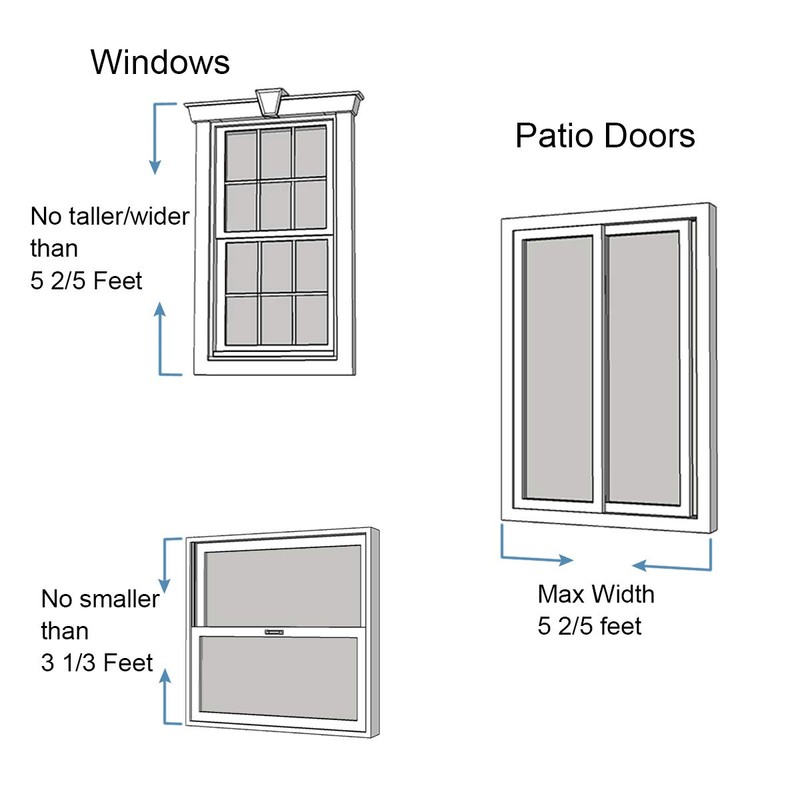 Jeacent Adjustable Window Security Bar, Patio Door Lock - Sturdy
