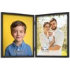 Icona Bay - 8x10 Double Picture Frame - Black -