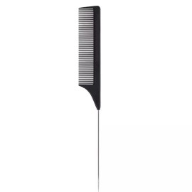 LQQKS Professional Metal Pin Tail Comb (1 Count)
