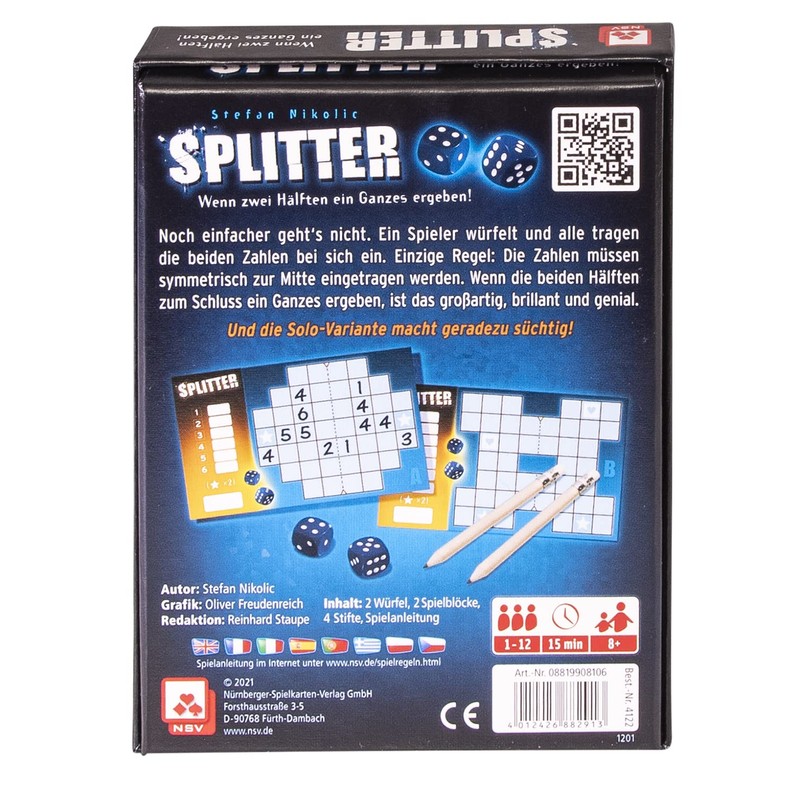 NSV - 4122 - Splitter - Dice Game