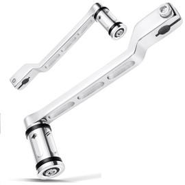 Benlari Heel Toe Shifter Pegs, 304 Stainless Steel Shifter Lever Pegs Fit for Harley Touring Street Glide Road Glide Road King Electra Glide 1988-2024, FL Softail 1986-2017, Trike 2008-2024, Chrome