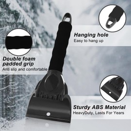 Lonimia Pack of 2 Ice Scraper Car, Ice Scraper, Car Professional Durable Snow Shovels, Car Ice Scraper for Car, Truck and SUV