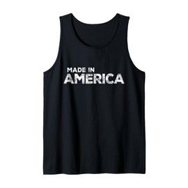 Made In America Shirt Men Women Patriotic 4th of July Tank Top