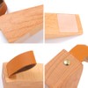 Large Wood Door Stopper, Solid Wooden Non-Slip Door Wedge, Sturdy