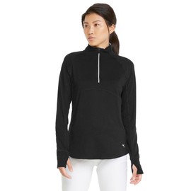 Puma Golf Women's Standard Gamer 1/4 Zip, Puma Black, X-Large