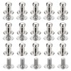 sourcing map 4 mm Ball Head Bolt Rivets Screws Back