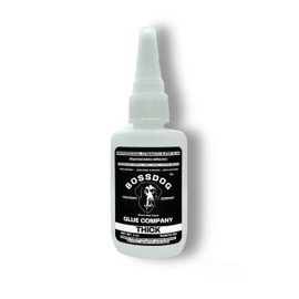 BOSSDOG Professional Strength Super Glue, Thick Viscosity, 2 oz. Great for Wood, Plastics, Rubber, Metals, Concrete, and More