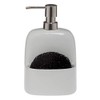 Spirella Bridget Soap Dispenser with Sponge Holder White 380 ml