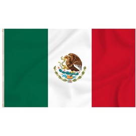 Storm&Lighthouse Mexico Flag Mexican Flag North American Flags 5ft x 3ft with Eyelets