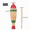 Colorful Guiro Wooden Fish Shaped Instrument Latin Percussion Musical Instruments