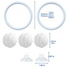 Betta Fish Exercise Hoops,Betta Fish Toys for Small Tank -