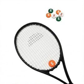 EgoNova Advanced Tennis Vibration Dampeners - Shock Absorber for All Rackets (3 Colors, 6 Pack) - Professional Vibration Control Racket Dampener (Circle)