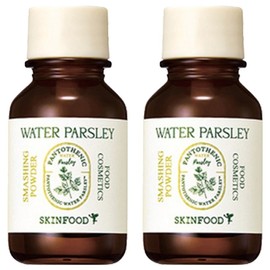 Skinfood Pantothenic Water Parsley Smashing Powder, 15ml, 2 pieces / 스킨푸드 판토테닉 워터 파슬리 스매싱 파우더, 15ml, 2개