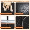 TNELTUEB Dog Car Seat Cover with Bed Mat, Back Seat