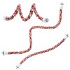 Jusney Bird Rope Perches,Parrot Toys 21 inches Rope Bungee Bird