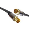 Premium Cord HQ TV Aerial Cable M/F 75 Ohm (135