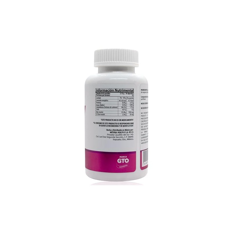 Myo Chiro Inositol Capsulas Natural Health