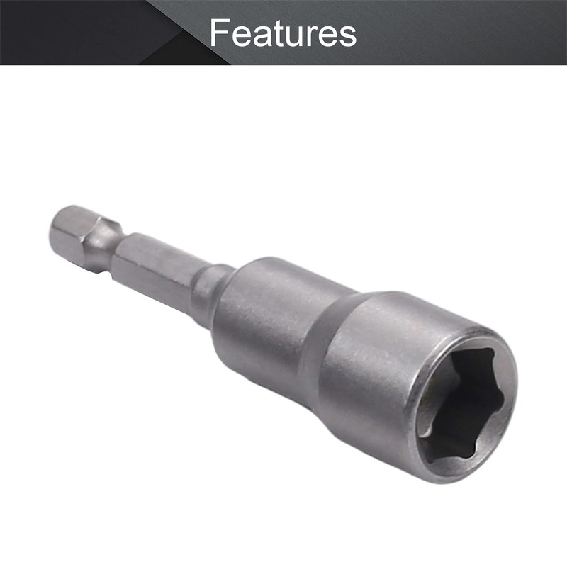 Utoolmart 1/4" Quick-Change Hex Shank 12mm Magnetic Nut Setter Driver