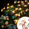 2 Sets Solar Garden Bee Lights IP65 Waterproof 8LEDs Solar