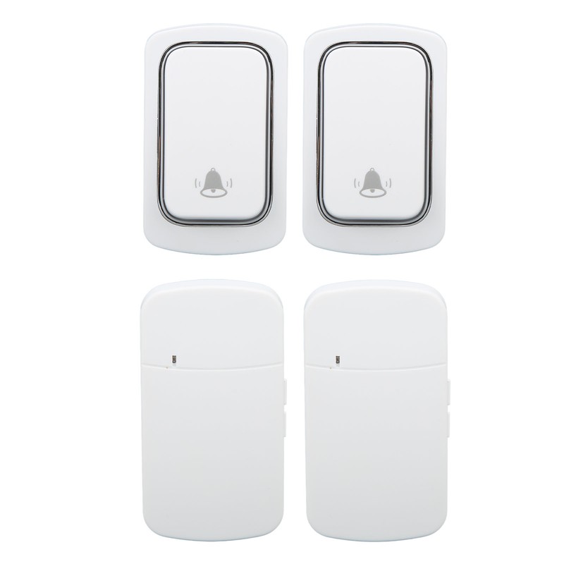 Wireless Doorbell Set Self Powered IP68 Waterproof Long Range Caregiver
