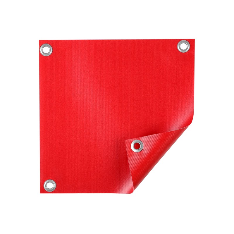 2 x Warning Flags Red According to German Road Traffic