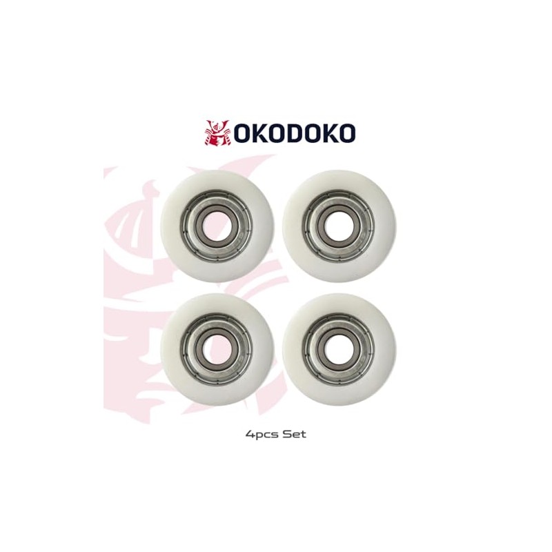 4pcs 8 x 32 x 12mm Roller Idler Bearing Pulley